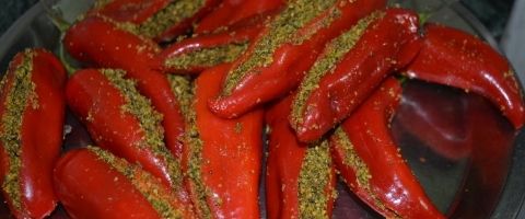 Bharwa Lal Mirchi ka Achar Recipe - Red Chilli Pickle Recipe