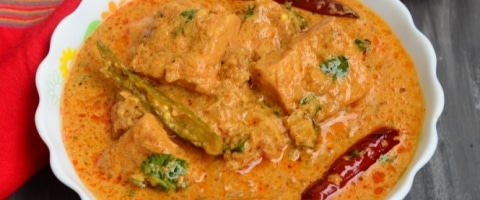 Rajasthani Patod Curry / Pitod ki Sabzi Recipe