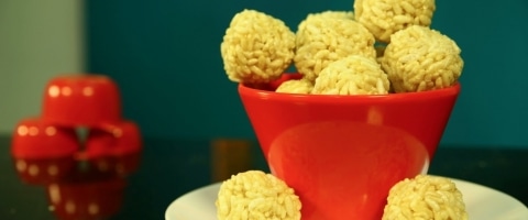 मुरमुरा लड्डू - Puffed Rice Sweet Balls Recipe