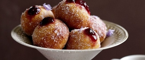 जैम डोनट्स - Jam Doughnuts Recipe