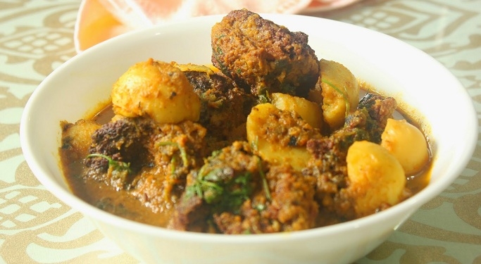 Aloo Badi Curry Recipe