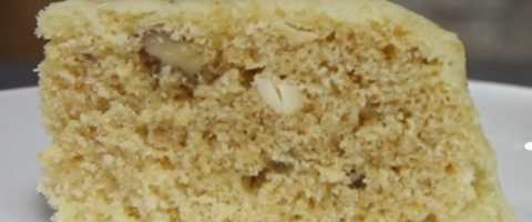Apple Eggless Cake in Microwave Recipe