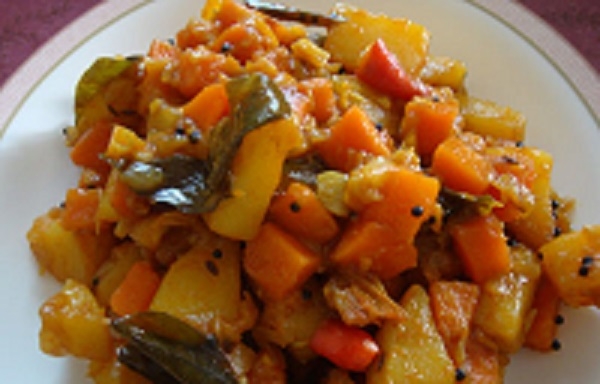 गाजर आलू की सब्जी - Aloo Gajar Sabji - Alu Gajar Sabzi