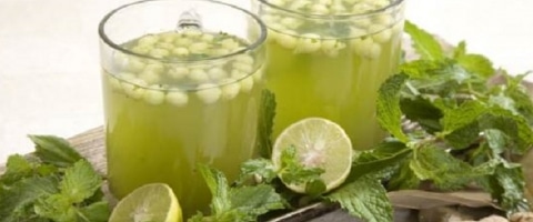 ताजा जल जीरा - Jal Jeera Drink Recipe - Pudina Jaljeera Recipe