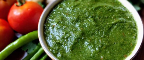 Green Coriander Chutney Recipe - Dhaniya Ki Chutney Recipe