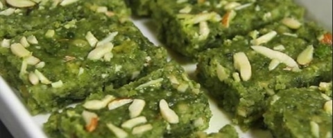 Green Chickpea Burfi Recipe