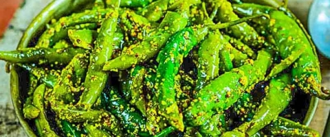 Green Chilly Pickle Recipe