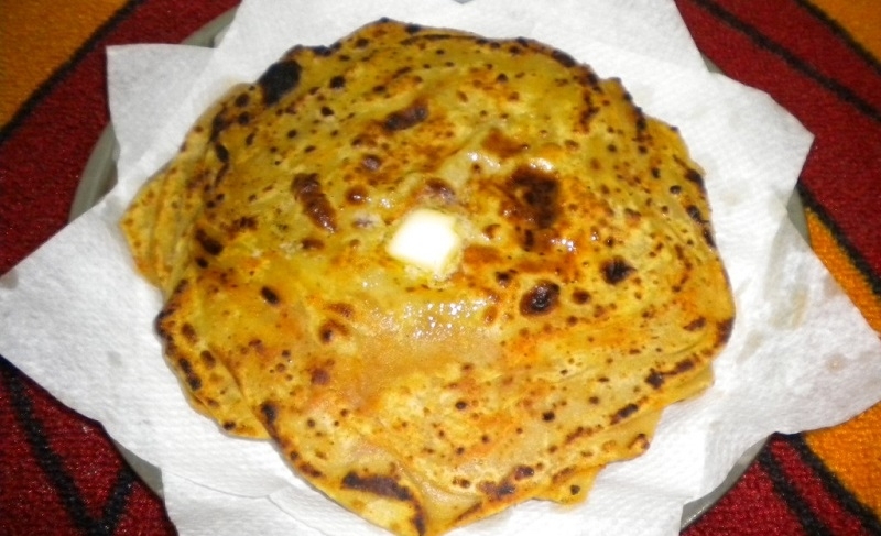 Achari Paratha - Lachha Paratha Achari Recipe