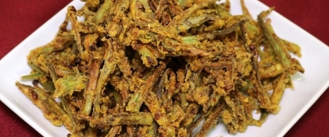 Kurkuri Bhindi - Crispy Okra