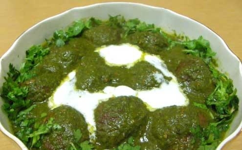 Recipe Malai Kofta with Spinach Gravy