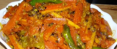 Gajar ka Achar Recipe - Carrot Pickle Recipe