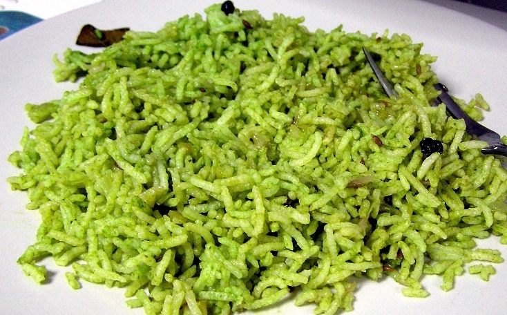 हरा भरा पुलाव - Green Vegetable Pulao Recipe - Hara Bhara Pulao Recipe