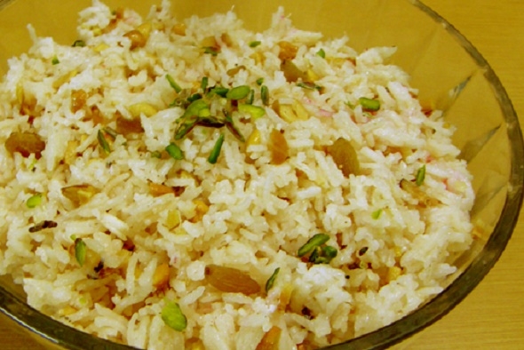 मीठे चावल - Sweet Rice Pulao Recipe