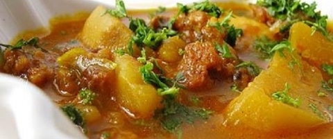 आलू बड़ी की सब्जी - Aloo Badi Curry Recipe