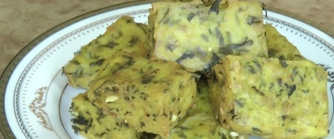 कोथिम्बीर वड़ी - Kothimbir Vadi Recipe