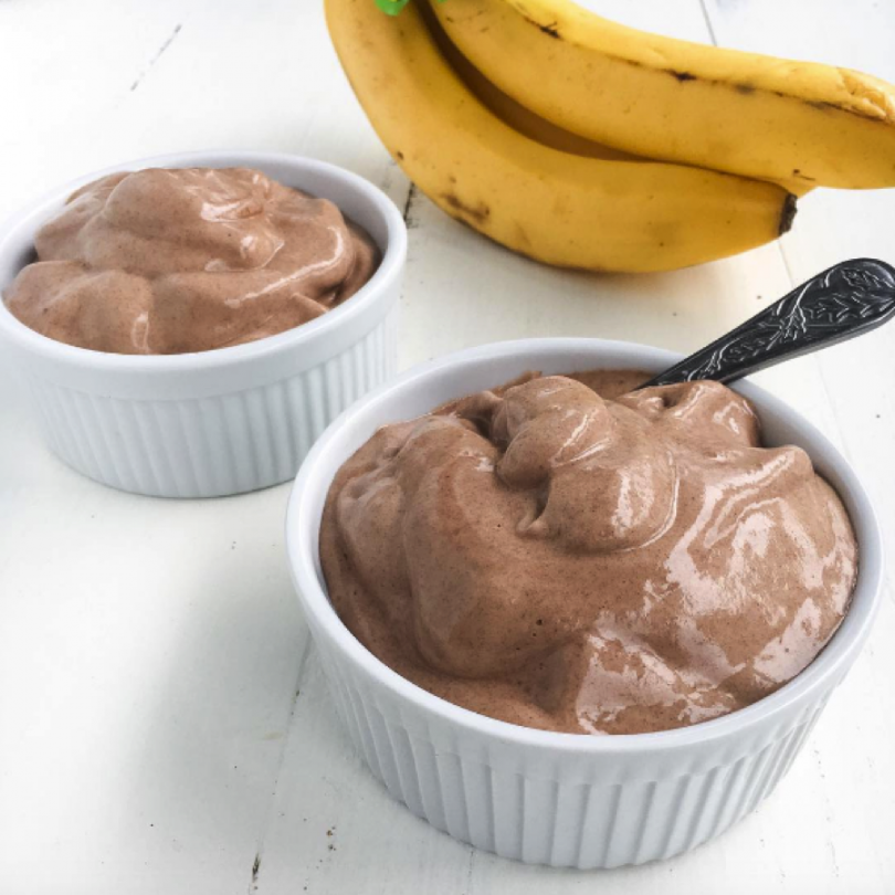 Roasted Banana Chocolate Ice-cream Recipe