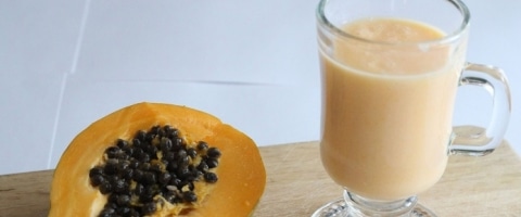 पपीता शेक - Papaya shake Recipe