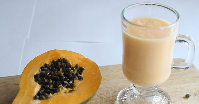 पपीता शेक - Papaya shake Recipe
