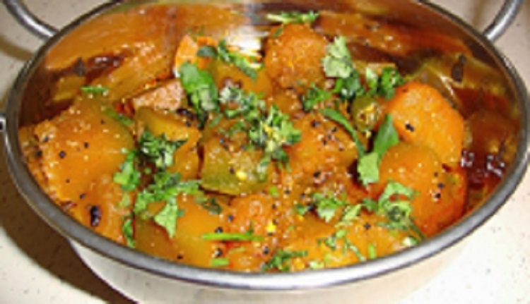 कद्दू की खट्टी मीठी सब्जी - Khatta Mitha Kaddu Sabzi Recipe